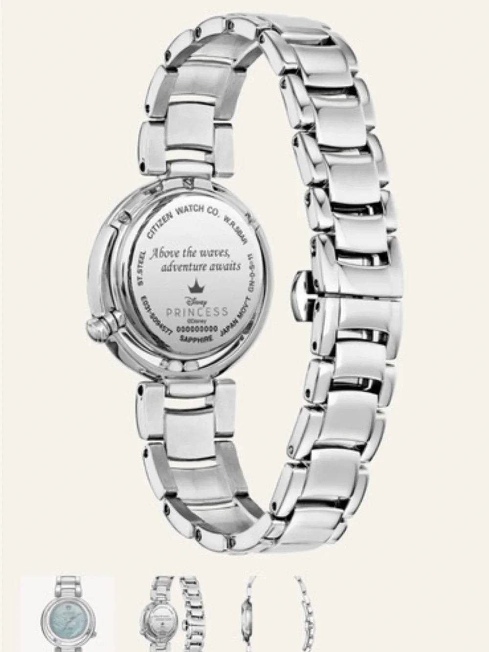 Citizen EM0820-56N ARIEL DISNEY PRINCESS Eco-Drive Diamond Womens Watch